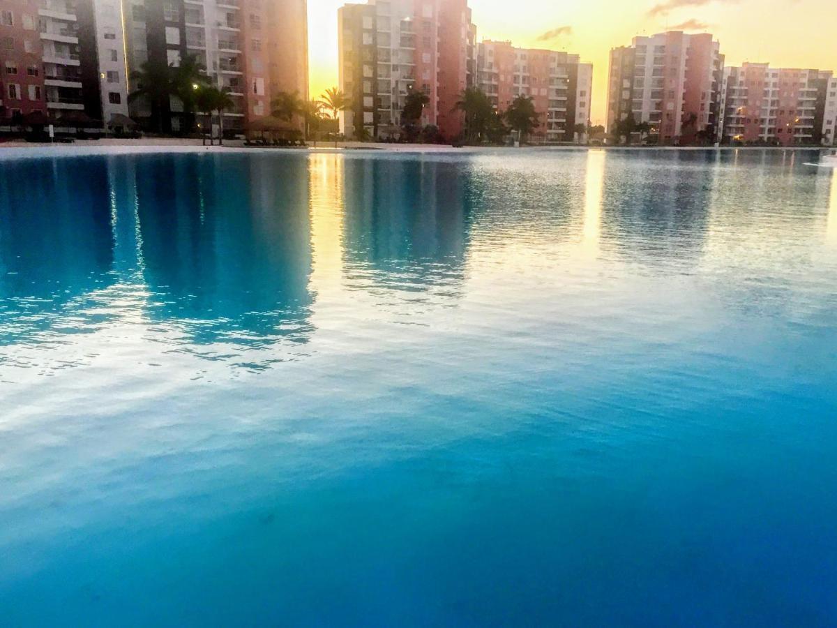 Escape Al Caribe Con Una Vista Impresionante En Pilarita'S Dream Lagoons Канкун Экстерьер фото