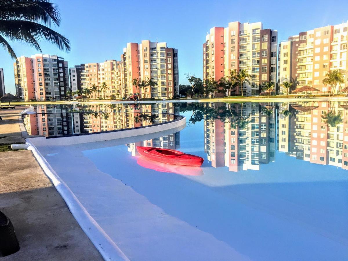 Escape Al Caribe Con Una Vista Impresionante En Pilarita'S Dream Lagoons Канкун Экстерьер фото