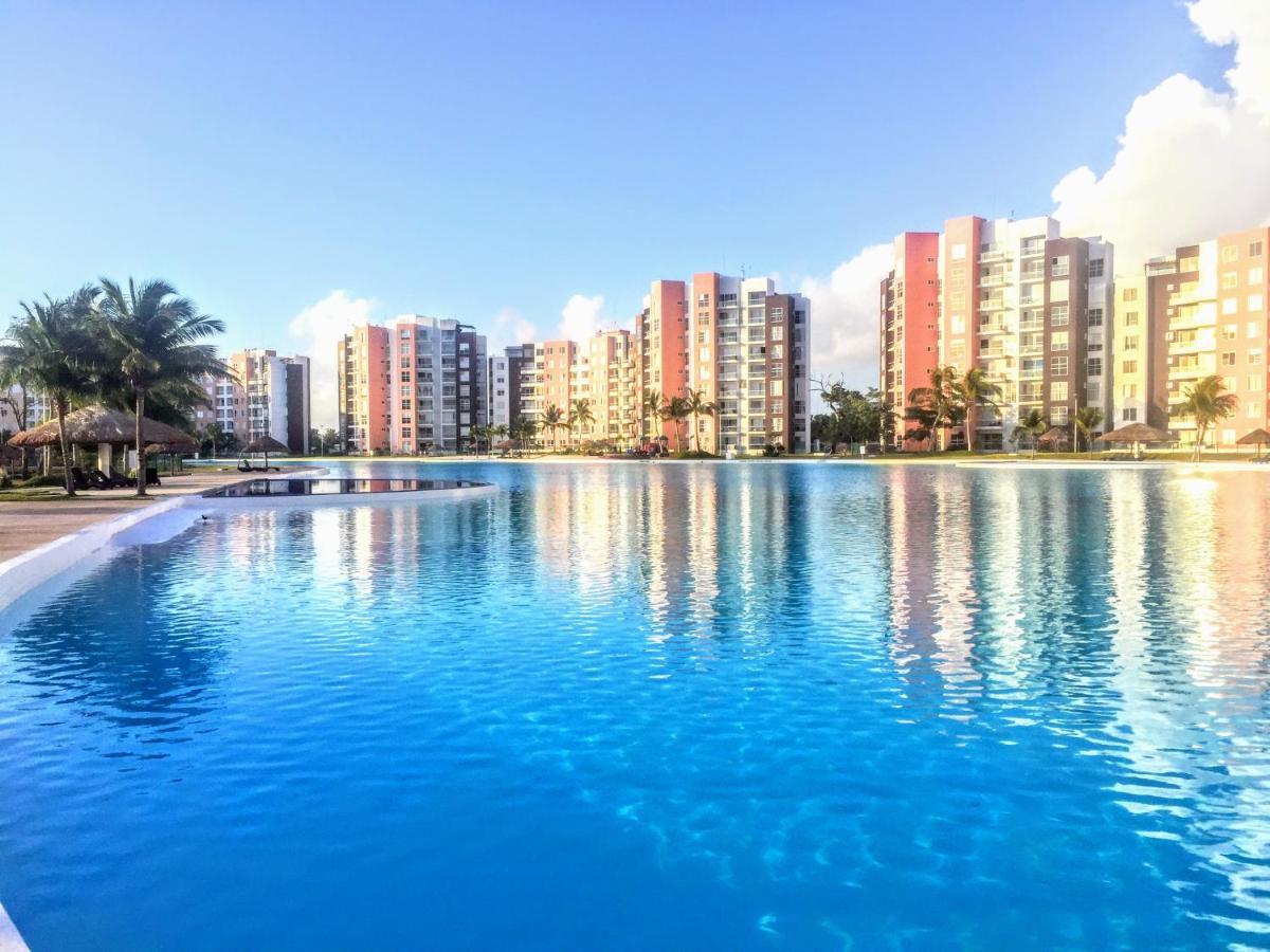 Escape Al Caribe Con Una Vista Impresionante En Pilarita'S Dream Lagoons Канкун Экстерьер фото