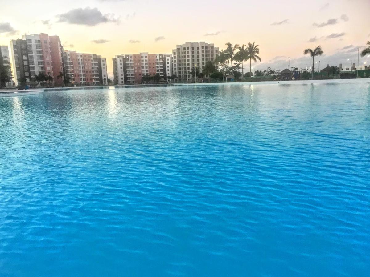 Escape Al Caribe Con Una Vista Impresionante En Pilarita'S Dream Lagoons Канкун Экстерьер фото